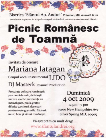 Mariana Iatagan Picnic de Toamna Washington 2009 