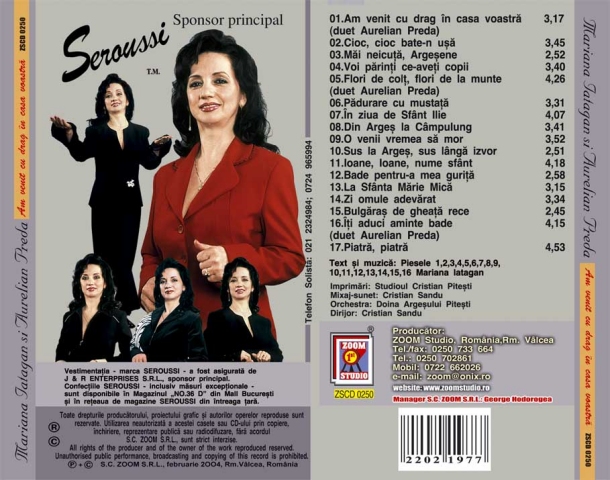 Mariana Iatagan  inside CD cover