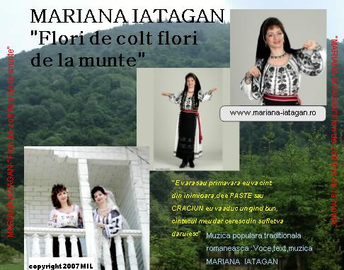 Mariana Iatagan Edelweiss Flowers, Flowers from the Mountain CD 