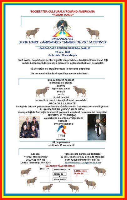 Romanian Shepard Celebration