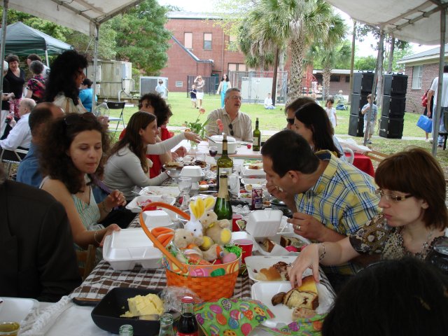 Romanians at the Greeko-Ortodox Church Charleston